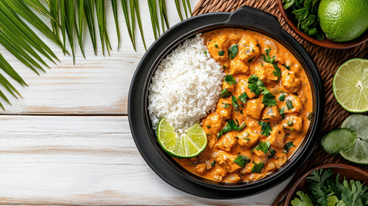 Golden Turmeric Chicken Curry with warm spices by Organic Spice
