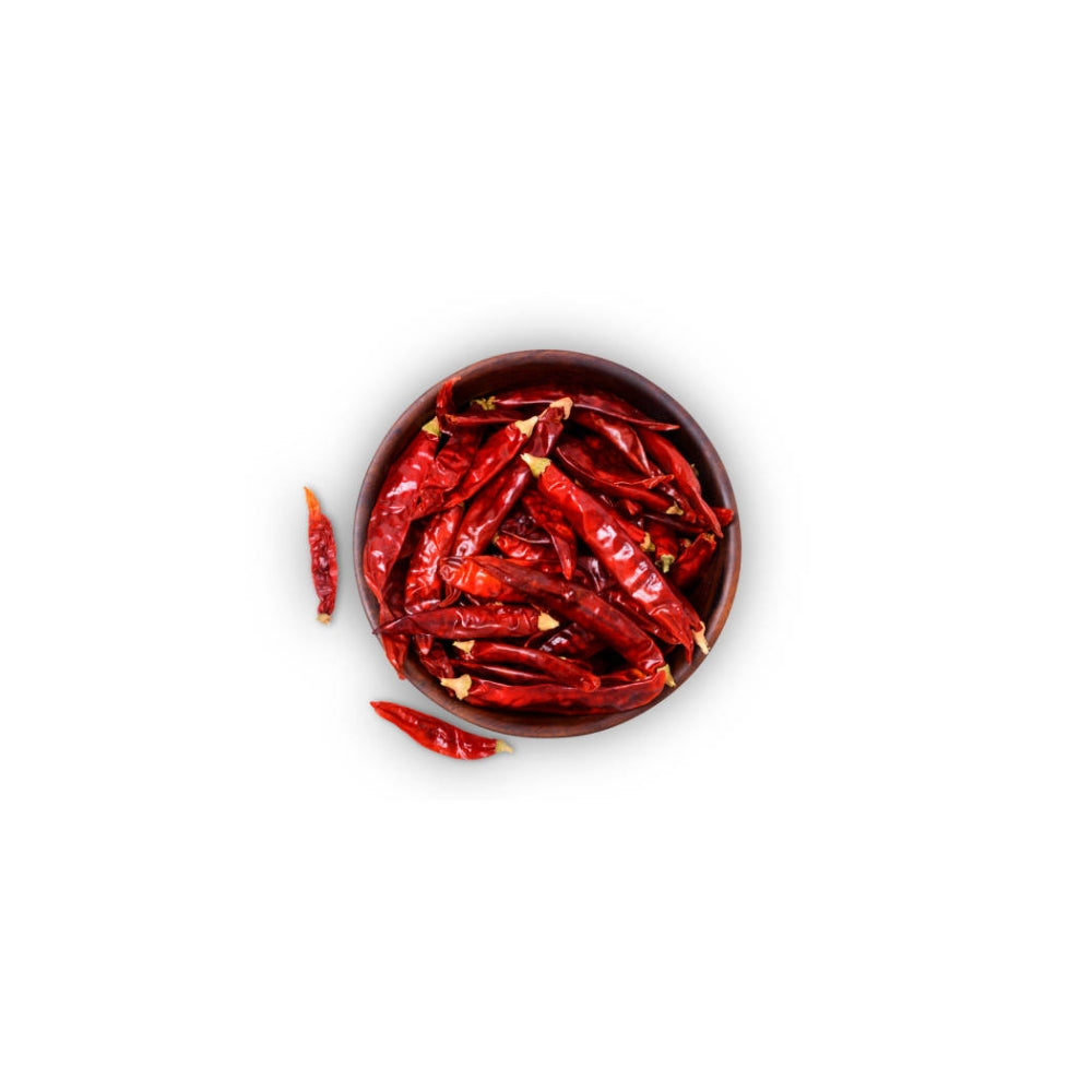 Premium whole dried red chillies for cooking