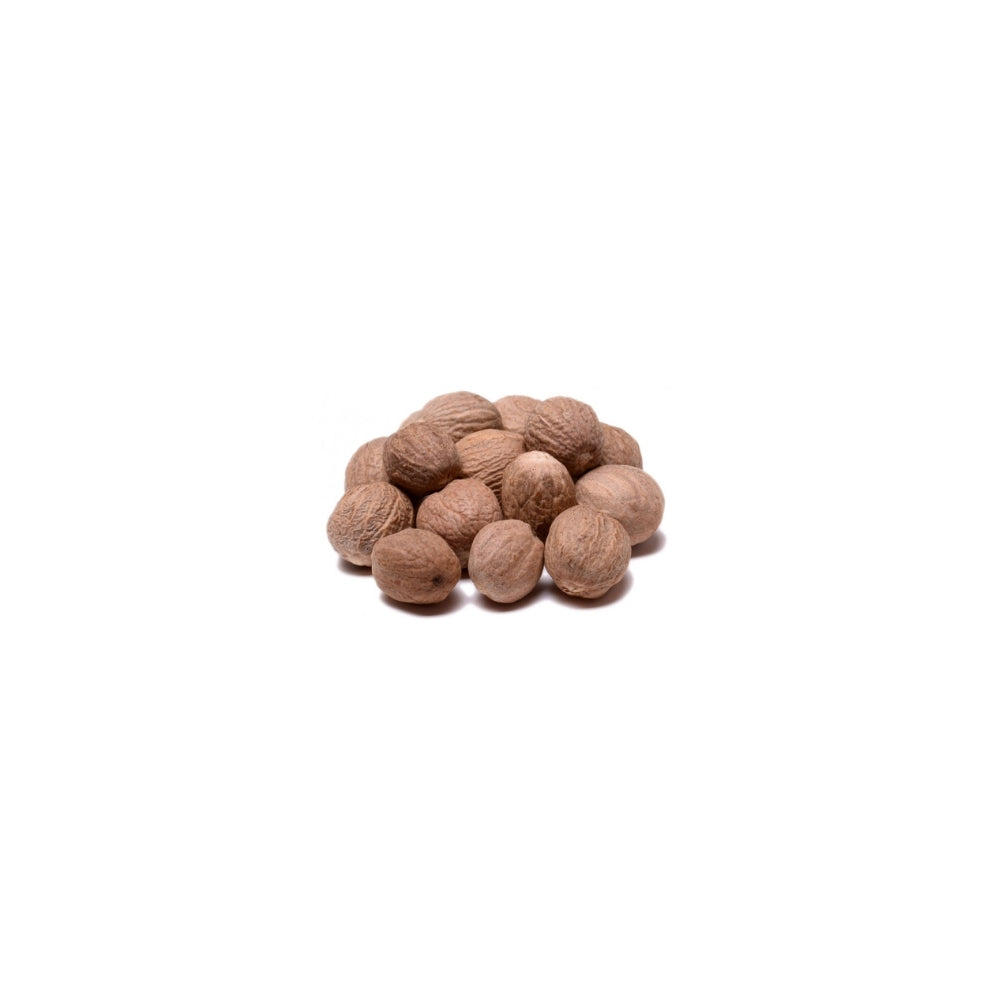 Whole nutmeg Joyfol close up